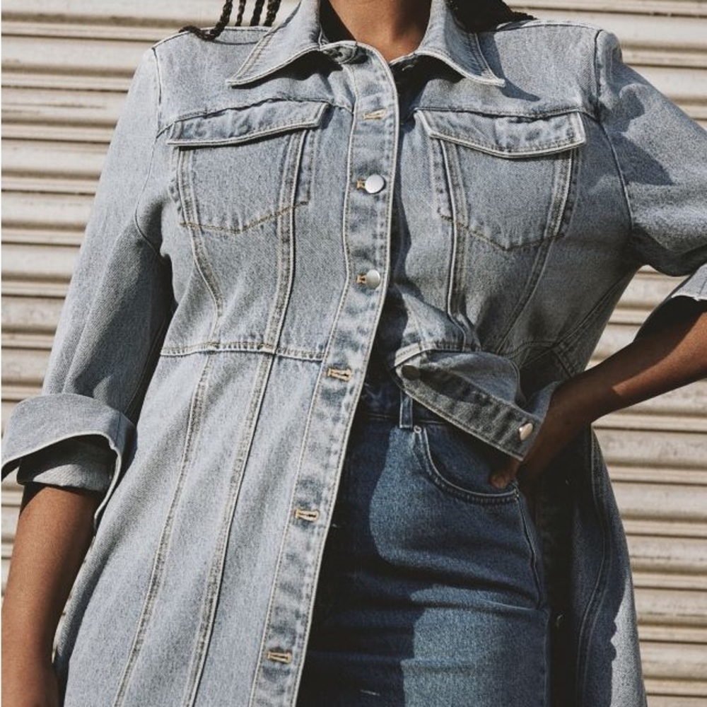 H&M Denim Shirt Dress